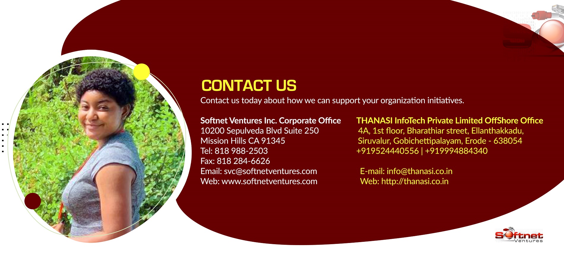 Partner Registered Offshore Office, THANASI InfoTech Private Limited, 4A, Bharathiar Street, Elanthakkadu, Siruvalur PO, Gobhichettipalayam, Erode-638054